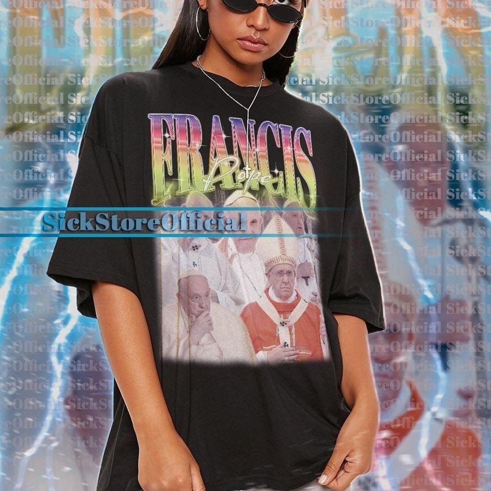 Pope Francis Vintage Vuitino Merch